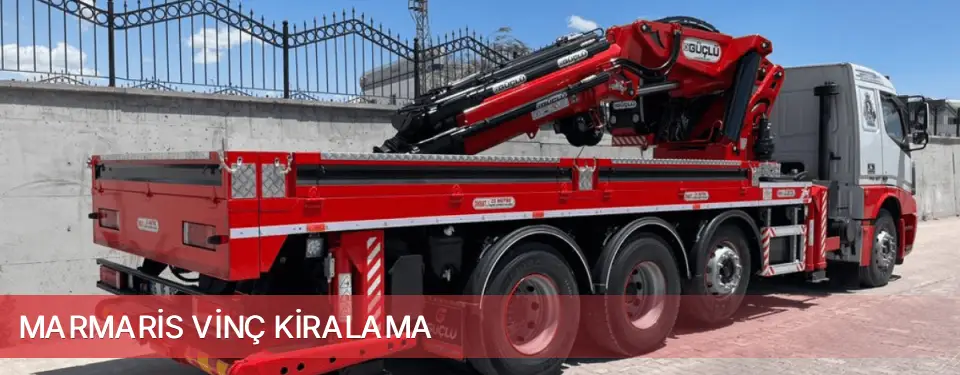 Marmaris İlçemi Vinç Kiralama